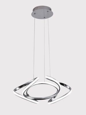 COLGANTE TULIPAN LED 85W CROMO