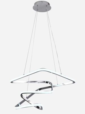 COLGANTE UNIQ LED 118W CROMO