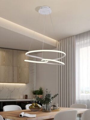 COLGANTE WINGS LED 124W BLANCO