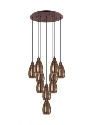 LAMPARA COLGANTE EGLO 10 LUCES SIRACUSA 39509M