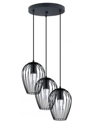 49479A NEWTOWN LAMPARA EGLO COLGANTE 3 LUCES NEWTOWN 49479A