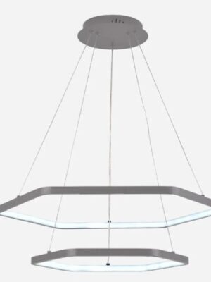 COLGANTE DECO LED 80W CROMO