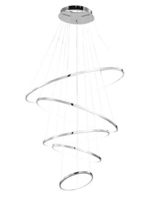 6836 c COLGANTE SPHERA LED 240W CROMO