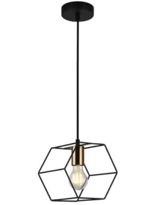 1406-C COLGANTE HEXA NEGRO