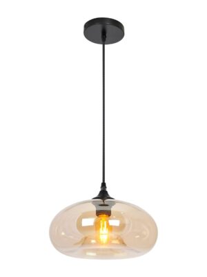 LAMPARA TECHO AMBAR E27 MOD. C003-E27/AB