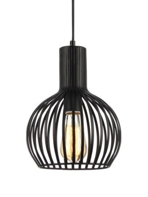 LAMPARA TECHO NEGRO E27 MOD. C077/NE