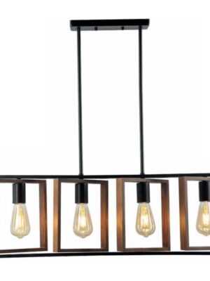 TH1820-4 COLGANTE TABIA NEGRO MADERA TH1820/4