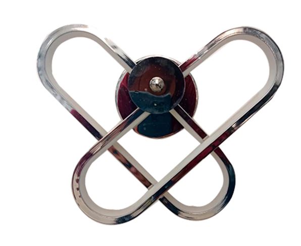 6149 C ARBOTANTE LOVE ALUMINIO CROMO