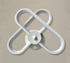 6149 W 6149 W ARBOTANTE LOVE ALUMINIO BLANCO