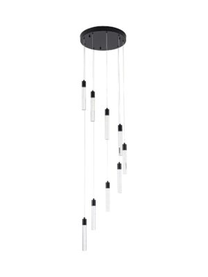 Q90109-BK LAMPARA MANHATTAN NEGRO