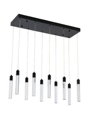 Q90110-BK LAMPARA MANHATTAN NEGRO