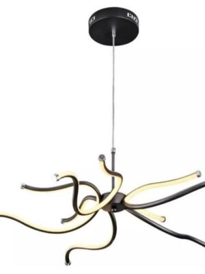 860169-5P-30K-BK Colgante Negro Led 46W 860169/5P/30K/BK