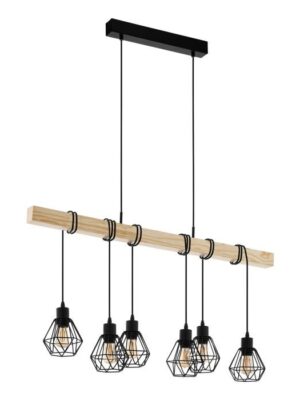 43133 LAMPARA COLGANTE TOWNSHEND 6 LUCES E27