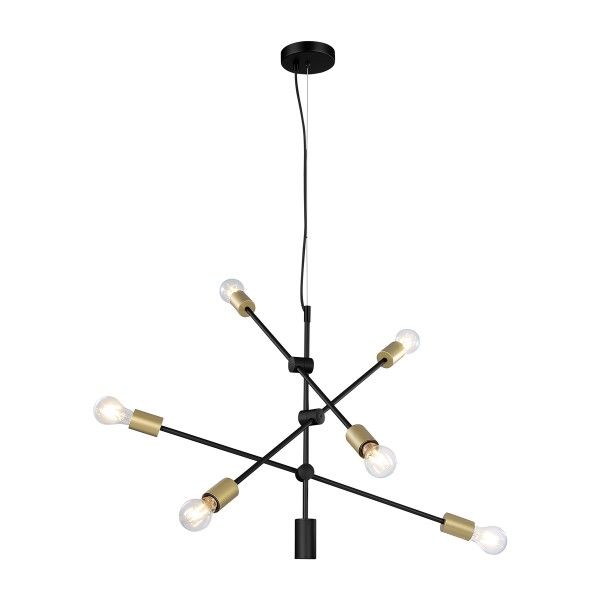 C3022-6/OR LAMPARA COLGANTE 6 LUCES E26