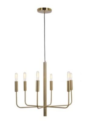 2CLZM74 LÁMPARA COLGANTE 6 LUCES E14