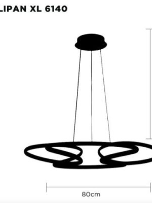 6140-G-800MM 6140-G-800MM LAMPARA COLGANTE TULIPAN XL LED