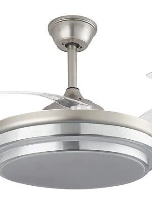 8963-CH LAMPARA VENTILADOR GENOVA LED