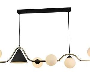 9233-B 9233 LAMPARA COLGANTE NAPA 5 LUCES G9 + 1 LUZ E14