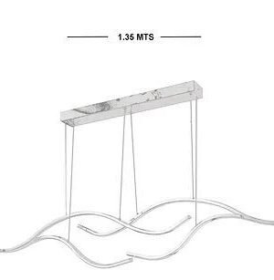 9702-B LAMPARA COLGANTE MUNZIO LED