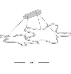9705-B LAMPARA COLGANTE AKOYA LED