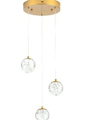 Q28153-BG Q28153-BG LAMPARA COLGANTE SING 3 LUCES LED