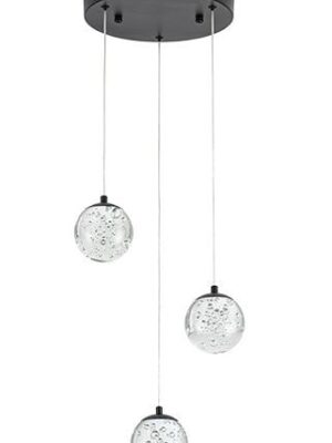 Q28153-BK Q28153-BK LAMPARA COLGANTE SING 3 LUCES LED