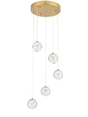 Q28155-BG Q28155-BG LAMPARA COLGANTE SING 5 LUCES LED