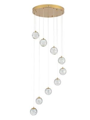 Q28159-BG Q28159-BG LAMPARA COLGANTE SING 9 LUCES LED