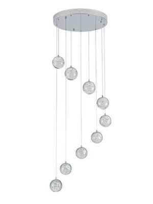 Q28159-CH Q28159-CH LAMPARA COLGANTE SING 9 LUCES LED