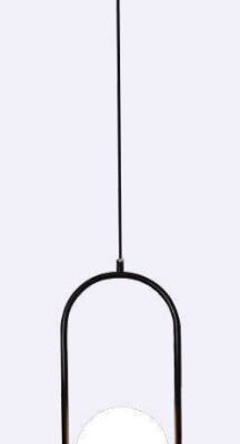 Q41520-BK Q41520-BK LAMPARA COLGANTE ORBIT 1 LUZ E26