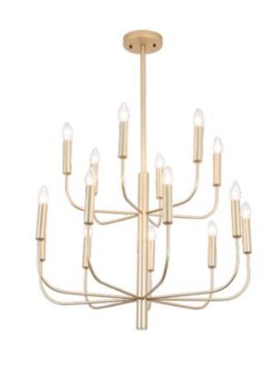 2CLDI129 2CLDI129 LAMPARA COLGANTE 15 LUCES E14