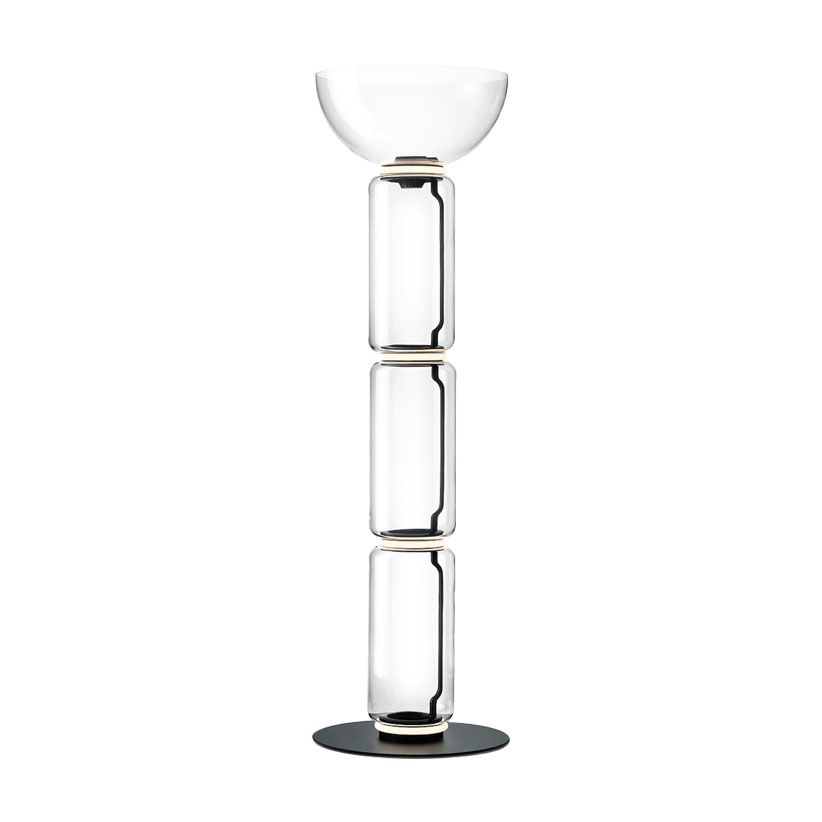 Q10484-BK LAMPARA DE PIE MARTINI LED
