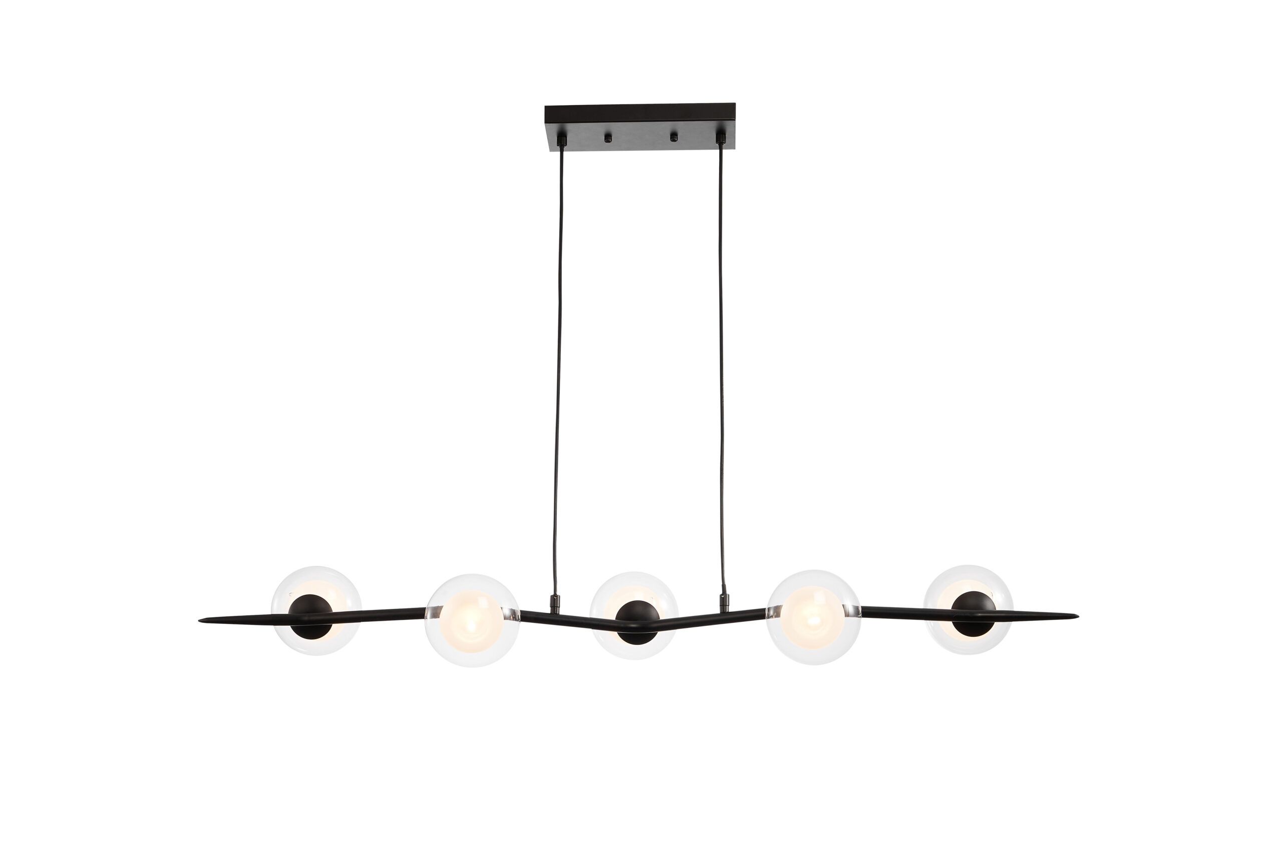 Q20097-BK LAMPARA COLGANTE OSLO 5 LUCES G9