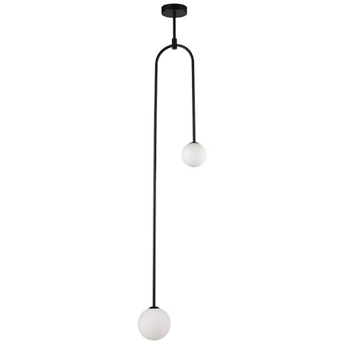 Q86282-BK LAMPARA COLGANTE DAISY 2 LUCES G9