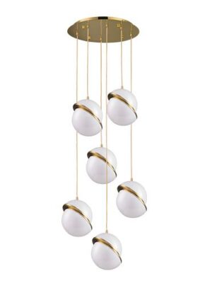Q91826-BSS LAMPARA COLGANTE JANE 6 LUCES E26