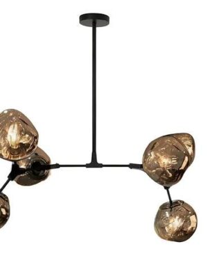 1007-1 BK 1007-1 BK LAMPARA COLGANTE MELT 6 LUCES E27
