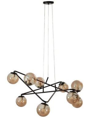 8232BK 8232BK LAMPARA COLGANTE LADDI 9 LUCES E27