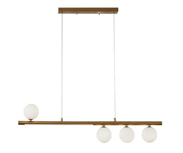 8324GD LAMPARA COLGANTE GLOS 4 LUCES + LED G9
