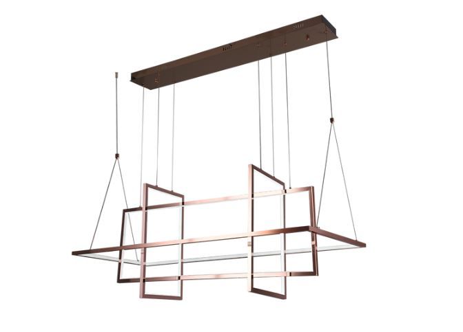 LCD8013-RG LAMPARA COLGANTE CARLO LED 206W