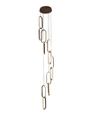 LCD8014-RG LAMPARA COLGANTE CHAIN LED 182W