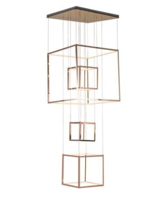 LCD8025-RG LAMPARA COLGANTE CUBE LED 442W