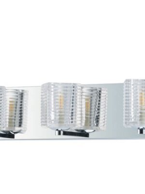 9073CRPC 9073CRPC LAMPARA PARED GROOVE 3 LUCES G9