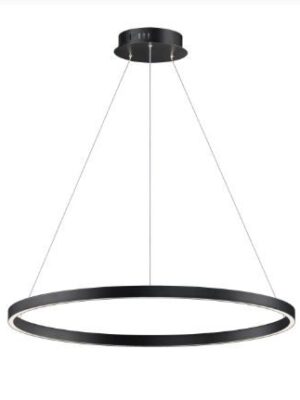 E22726-BK LAMPARA COLGANTE GROOVE LUZ LED